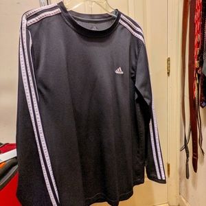 Adidas Climacool black long sleeve shirt, L